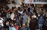 The press gathering