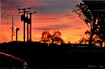 Sunset at Volcom parkinglot